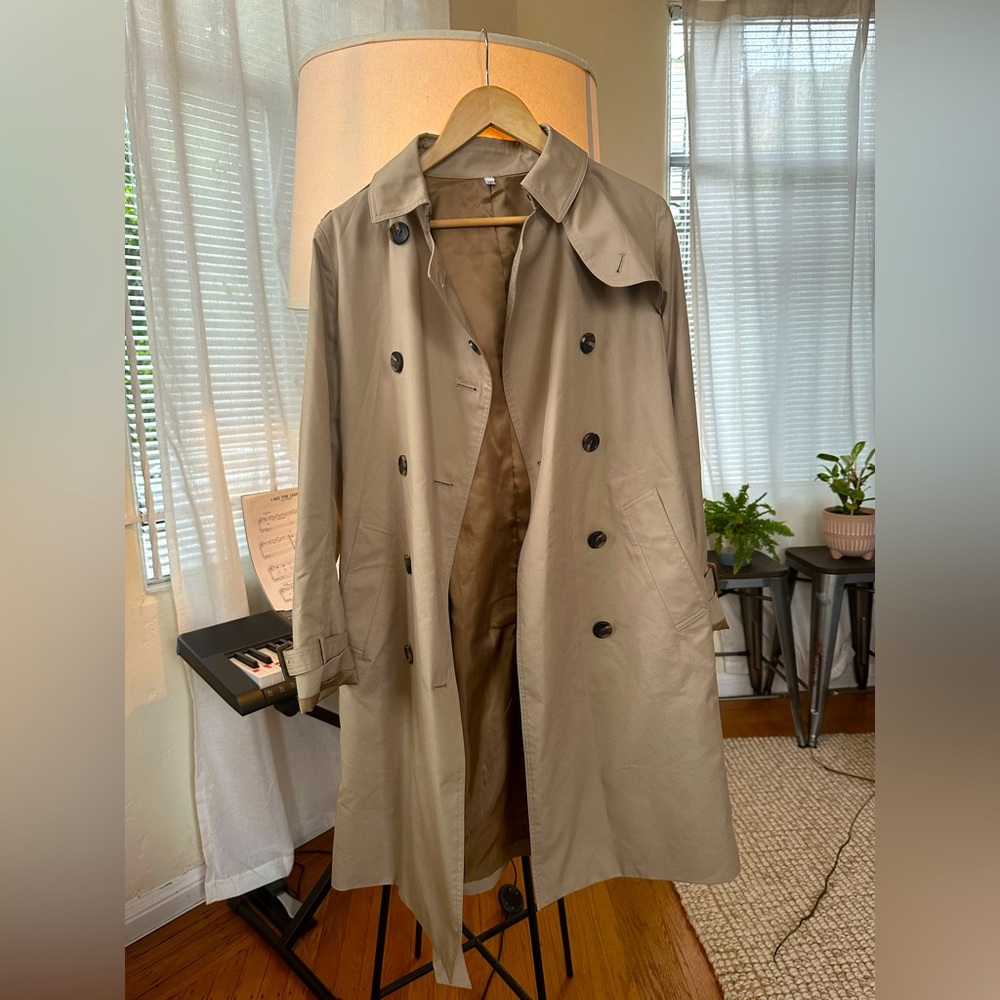 Muji trench coat